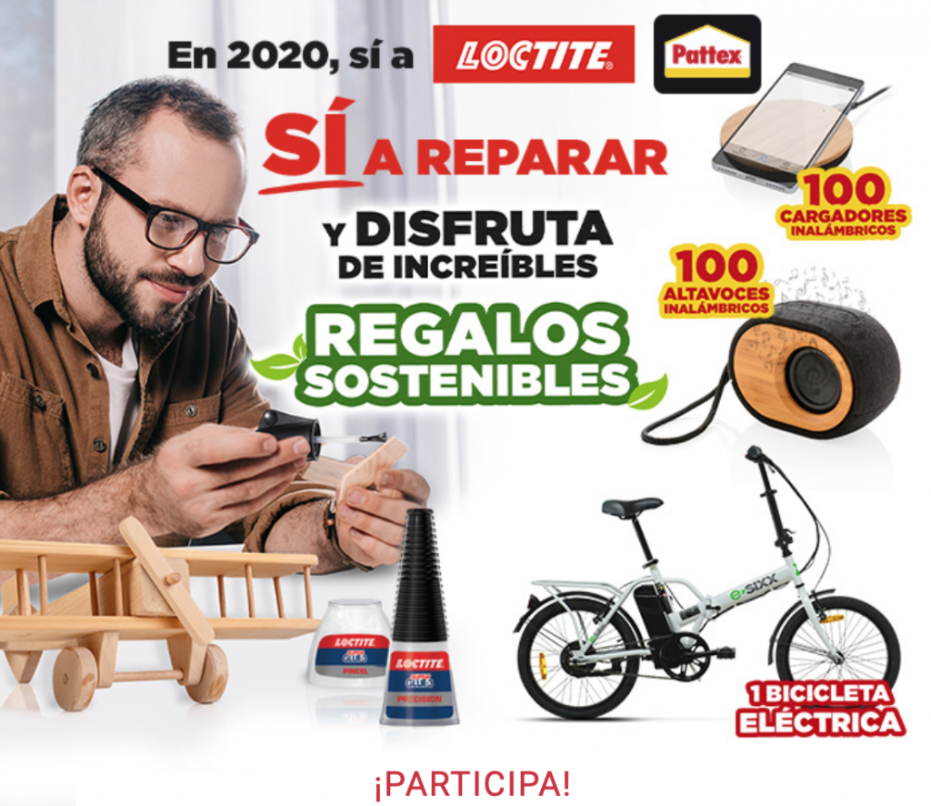 Gana 1 bicicleta eléctrica con Loctite
